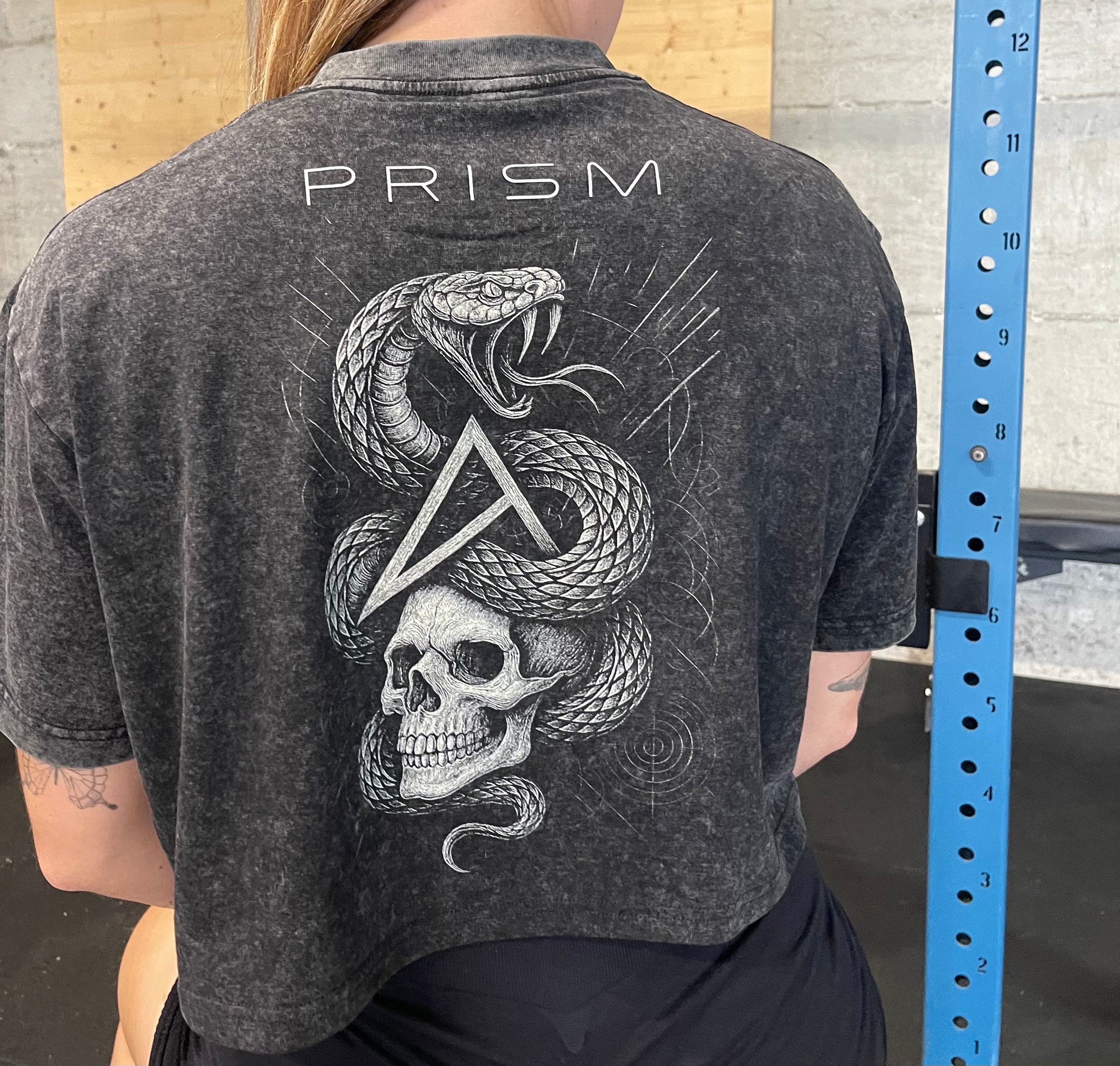 Crop Top Oversize Prism Drop 1