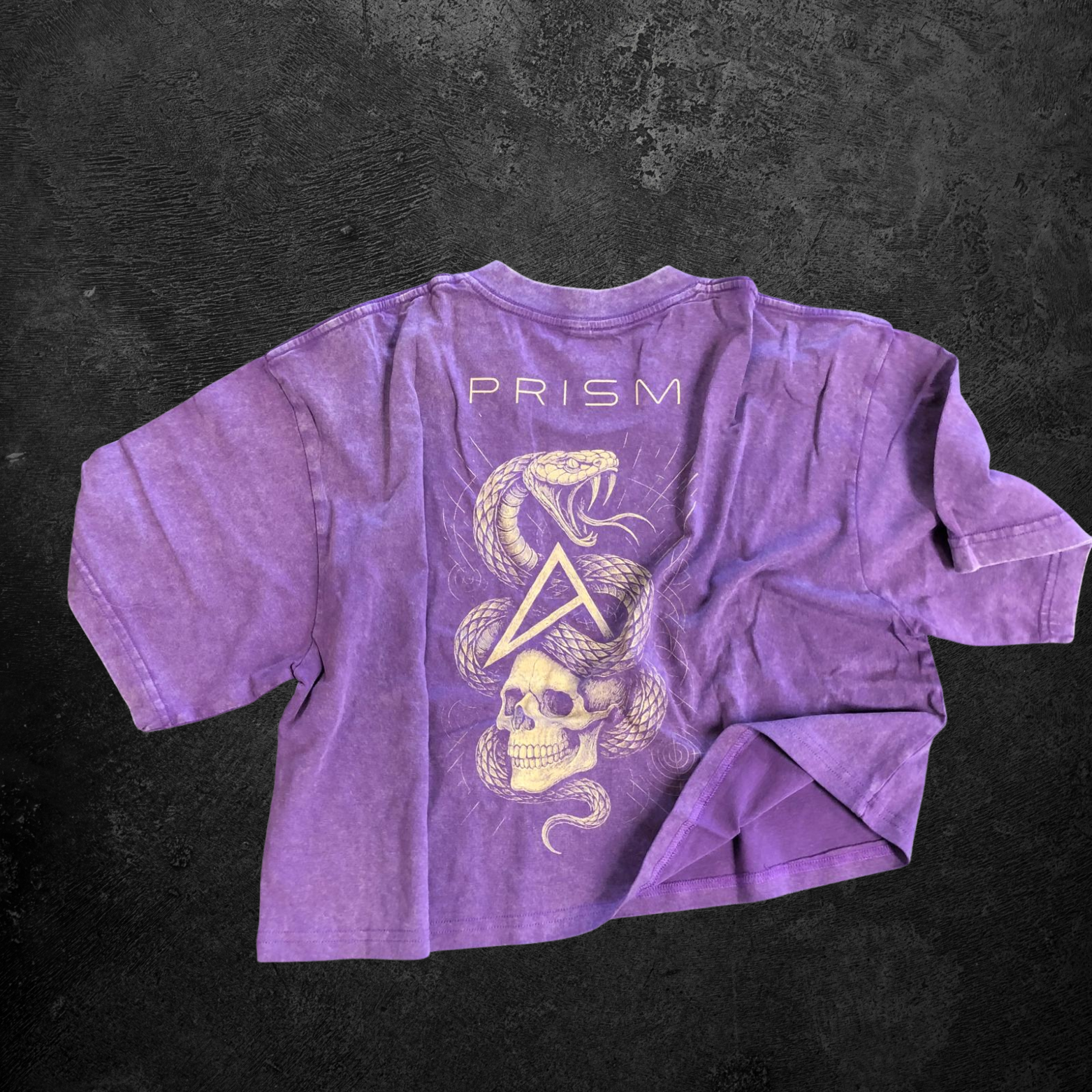 Crop Top Oversize Prism Drop 1